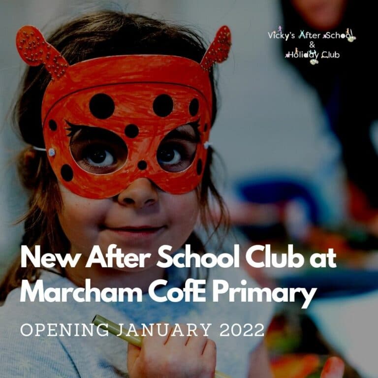new after school club at Marcham CofE primary